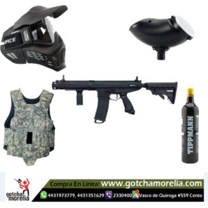 Paquete Stormer Elite Dual Fed Marker Negra Tippmann