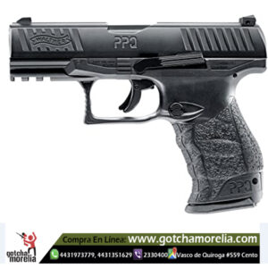 PISTOLA DE ENTRENAMIENTO T4E WALTHER PPQ M2 LE .43 CAL - NEGRO