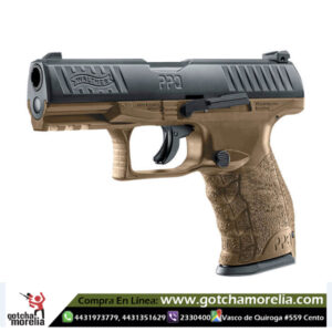 T4E WALTHER PPQ M2 LE PISTOLA DE ENTRENAMIENTO .43 CAL- TAN