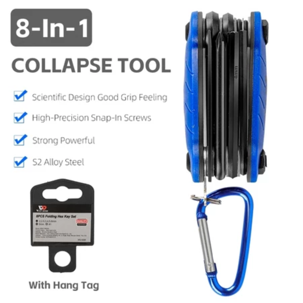 Juego de llaves Hexagonales Plegables West Biking - Imagen 2