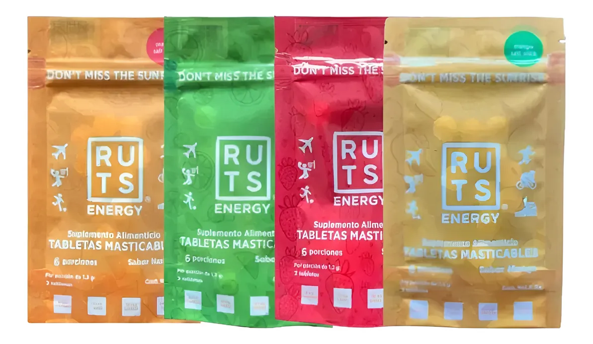 Caja de Tabletas masticables Ruts Energy