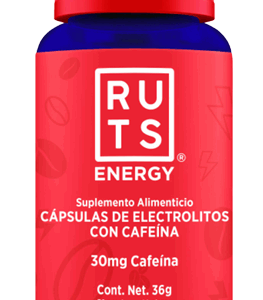 Capsulas de Electrolitos con Cafeína Ruts Energy