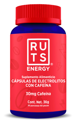 Capsulas de Electrolitos con Cafeína Ruts Energy